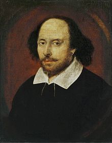 Painting of English gentleman, possibly Shakespeare